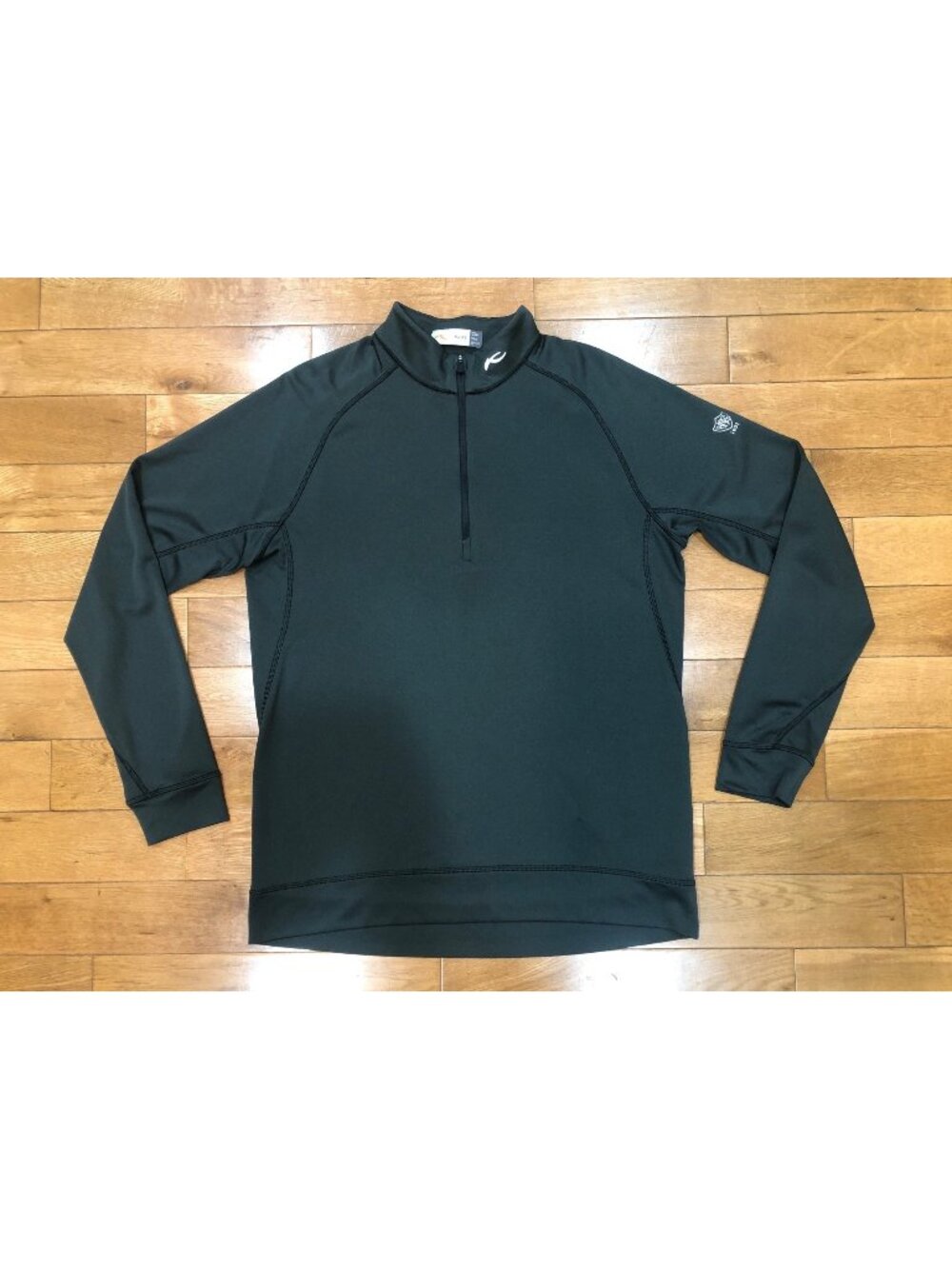 KJUS Men's Keano Half-Zip Lightweight Golf Pullover Midlayer Size L Activewear